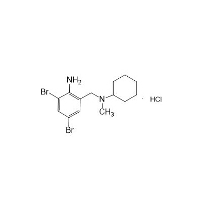 2-amino-3,5-dibróm-N-cyklohexyl-N-metylbenzylamín hydrochlorid