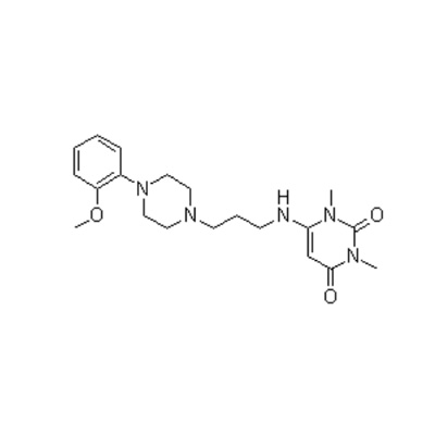 6-[[3-[4-(2-metoxyfenyl)-1-piperazinyl]propyl]amino]-1,3-dimetyl-2,4(1H,3H)-pyrimidíndión hydrochlorid